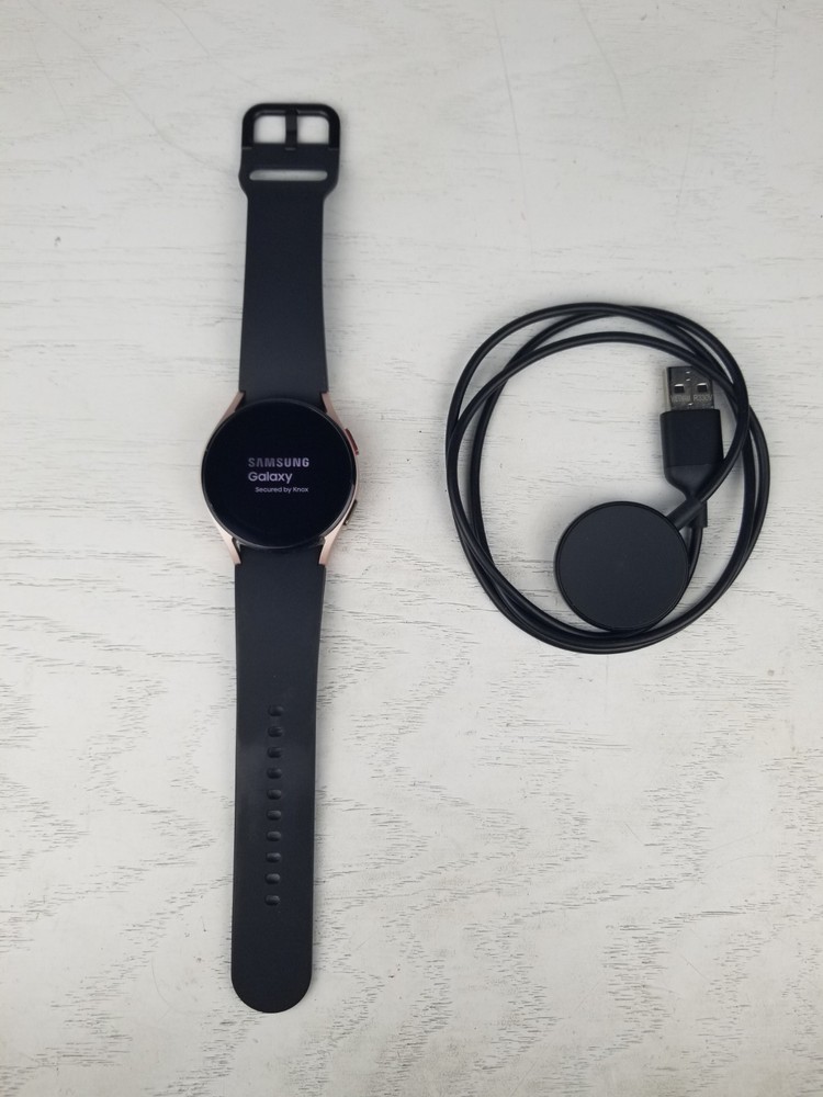 Samsung Galaxy Watch4 SM-R860 40mm Aluminum Case with Sport Band - Pink Gold...