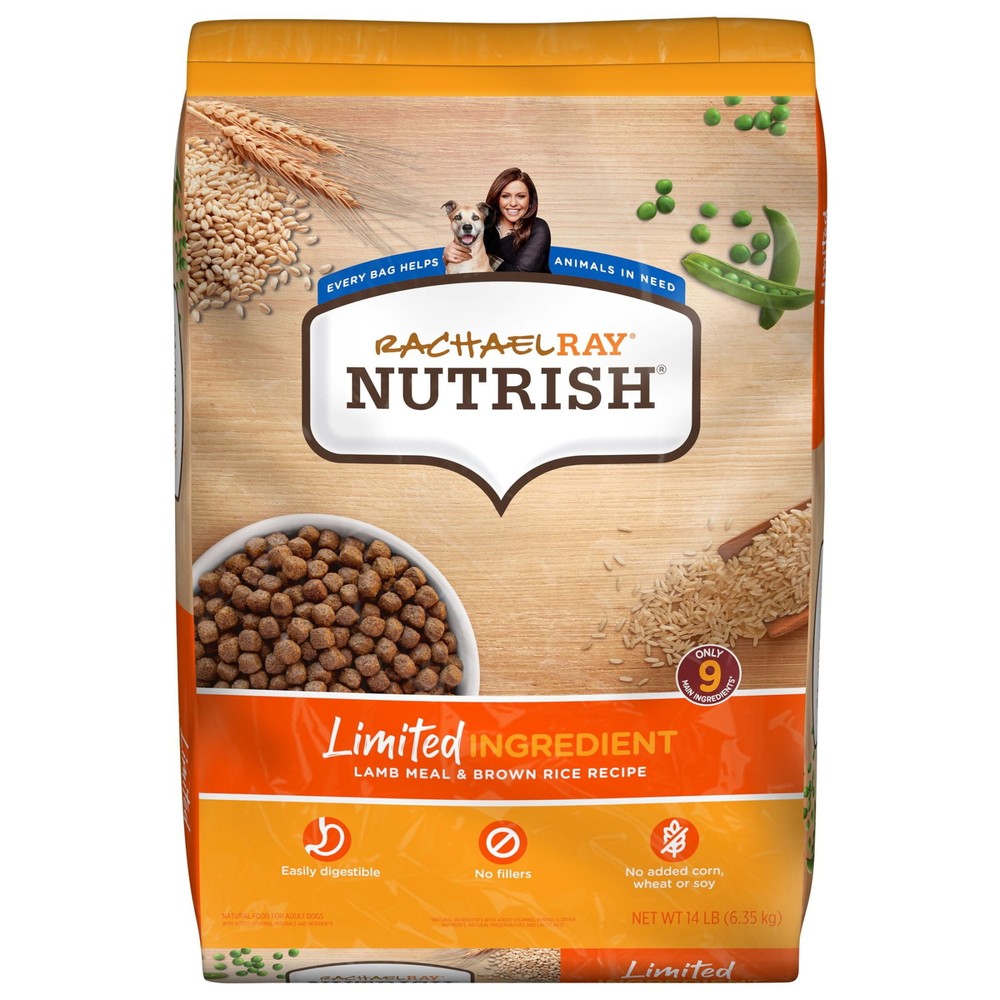Limited Ingredient Lamb Meal & Brown Rice Recipe Dry Dog Food, 14 lb. Bag