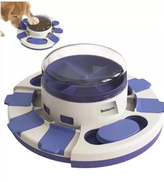 Kübatis Dog Puzzle Toy - 2 Levels Slow Feeder & IQ Training Toy for All Breeds