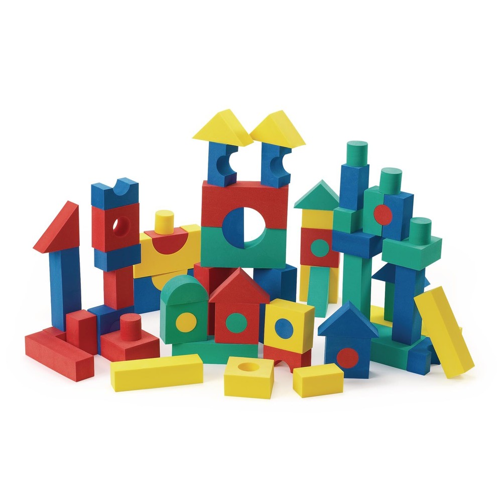 Foam Tabletop Unit Blocks - 68 Pieces