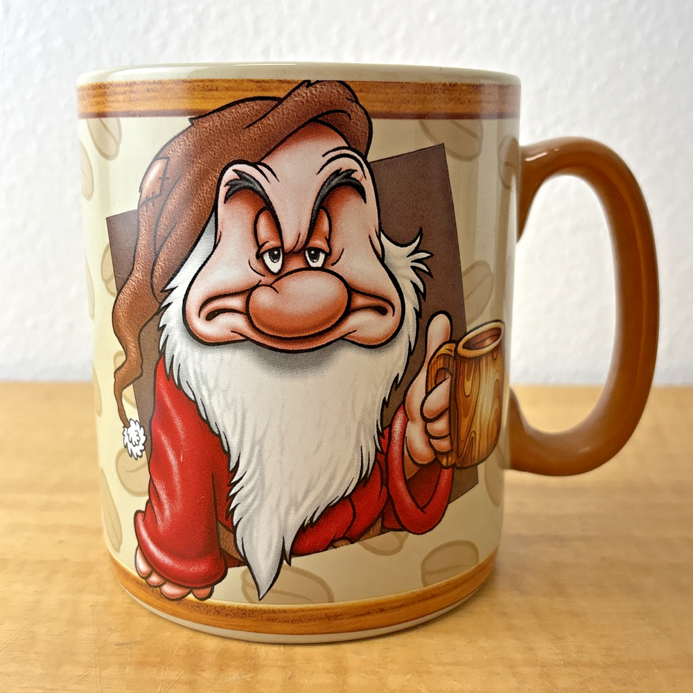 Grumpy Disney Jumbo 26oz Coffee Mug XL Seven Dwarfs Tea Cup