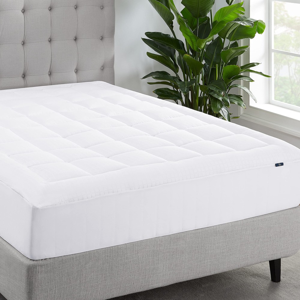 ComfortSure Queen Mattress Cover, Fitted Pillow Top Mattress Pad, Super Soft ...