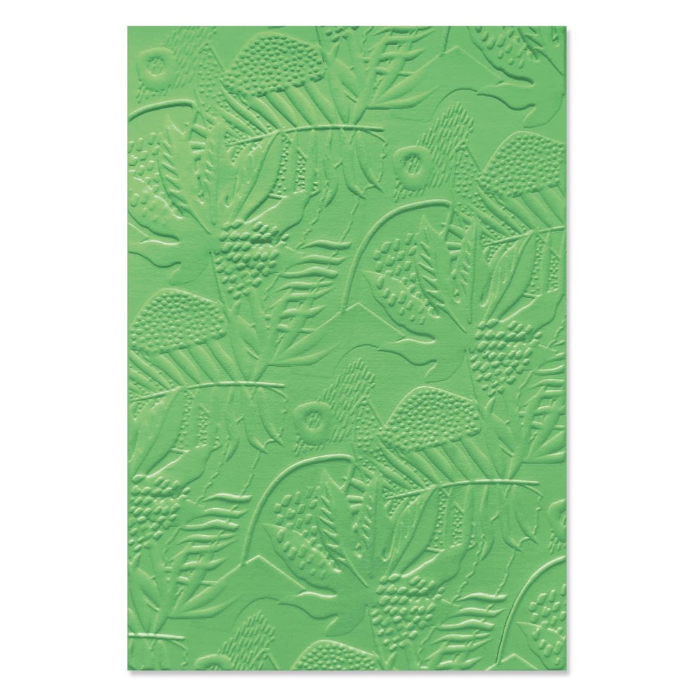 3-D Impressions Embossing Folder-Jungle Textures by Catherine Pooler, Black