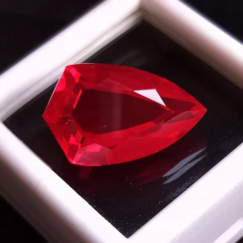 10.20 Ct AAA Certified Ruby Red Natural Loose Gemstone Fancy Cut