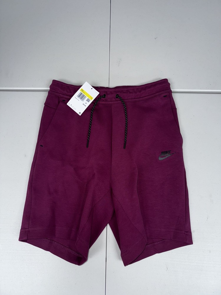 Nike Sportswear Tech Fleece Shorts Rosewood Maroon CU4503-653 Men’s Size S $75