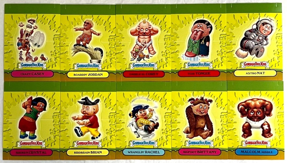 2008 Topps Garbage Pail Kids ALL NEW SERIES 7 ANS7 Pop-Ups 10-Card Set GPK