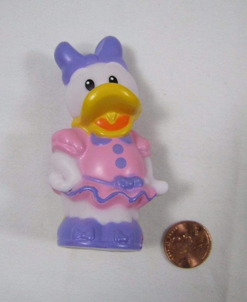 Fisher Price Little People DAISY DUCK Magic Kingdom Disney Palace w/ Hair Bow
