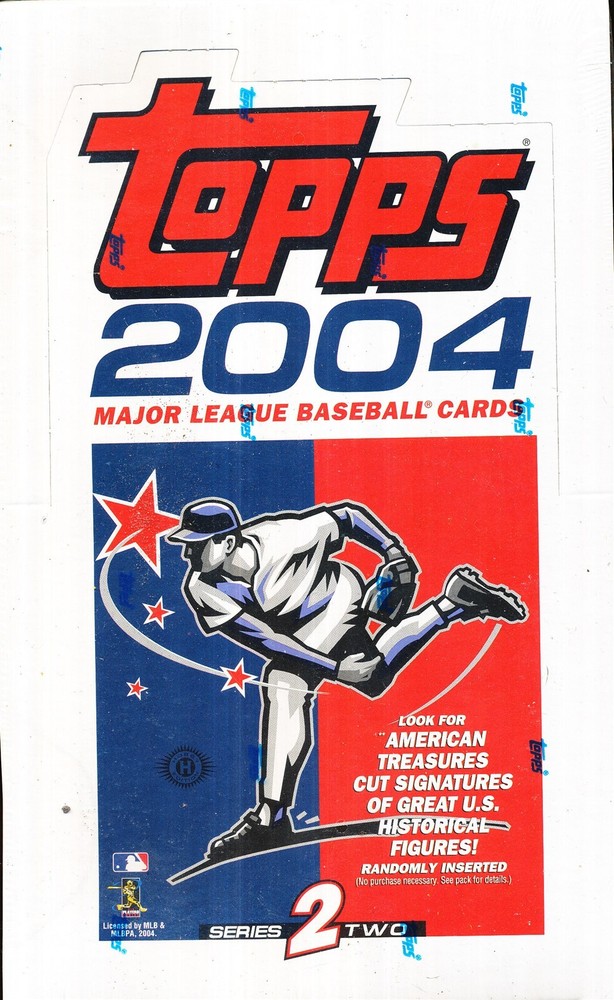 2004 Topps Series 2 Sealed Hobby Baseball Box 36 Packs 10 Cards Each  