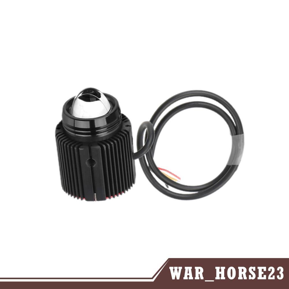 Dual Color LED High Low Beam Headlight for Motorcycle Car Truck Boat