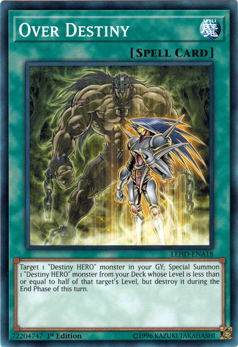 Over Destiny - LEHD-ENA18 - Common - 1st Edition - Lightly Played