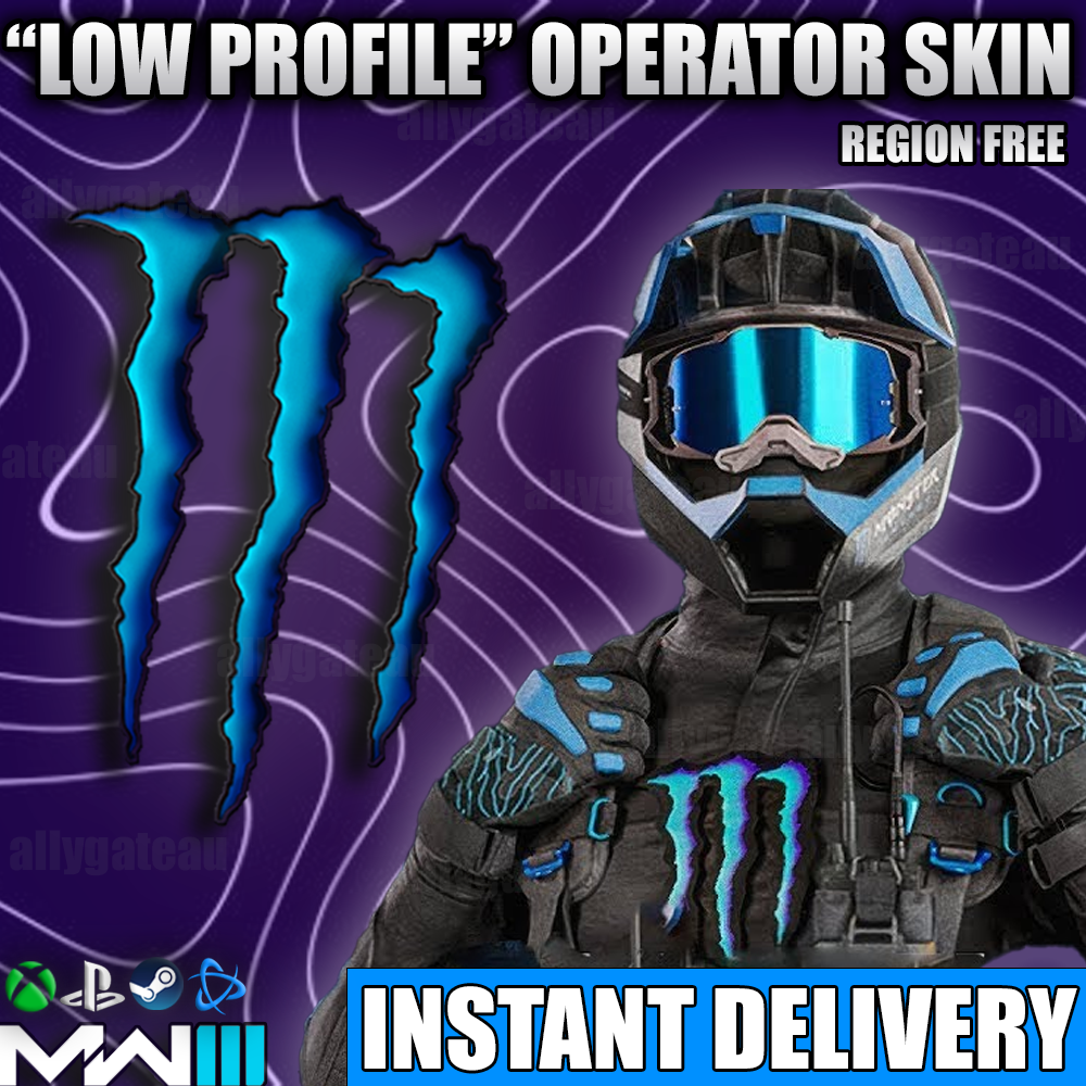 COD Modern Warfare 3 MW3 Monster Energy Operator Skin 