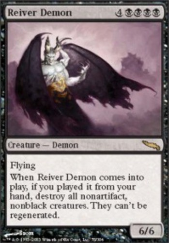 1x Reiver Demon Heavy Play MTG Magic - Kid Icarus -