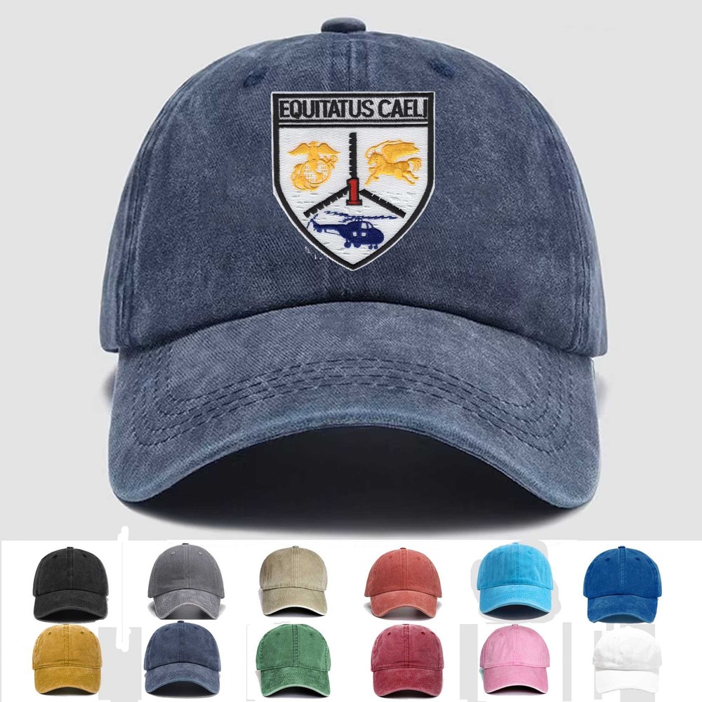 Custom Embroidered Hat HMR-161 Helicopter Transport Squadron, Veteran Cap, Gift