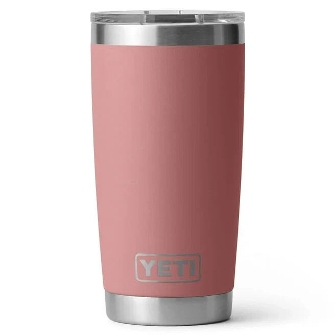 YETI Rambler 20oz Tumbler with MagSlider Lid/Sandstone Pink, NEW SALE-US Stock