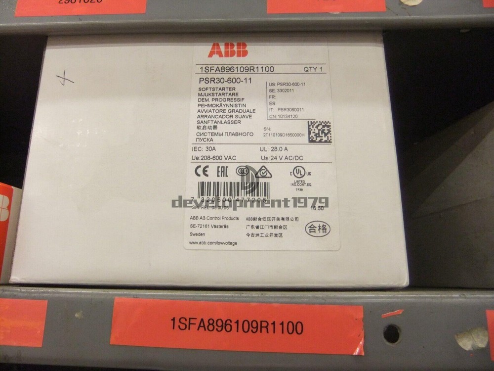 1PCS NEW ABB Soft Starter PSR30-600-11 15KW