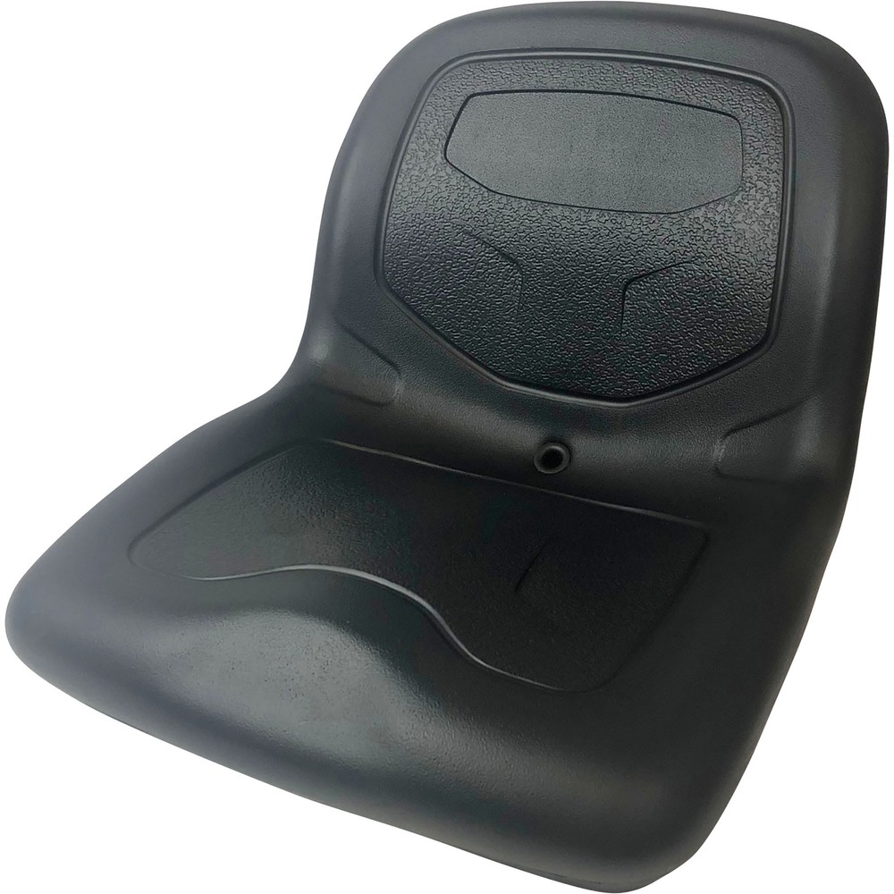 Milsco TS3500 Mid-Back Universal Lawn Mower Seat, Black, Model# S935021AB