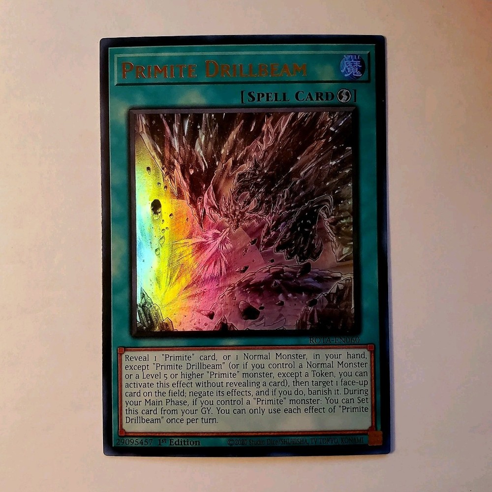 Primite Drillbeam ROTA-EN060 Rage of the Abyss 1st Edition NM Rare Card