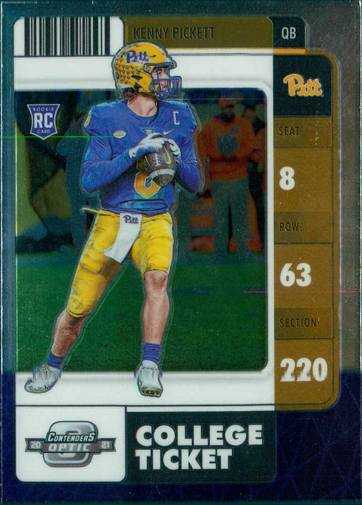 2022 Panini Chronicles Draft Picks - Contenders Optic #1 Kenny Pickett (RC)