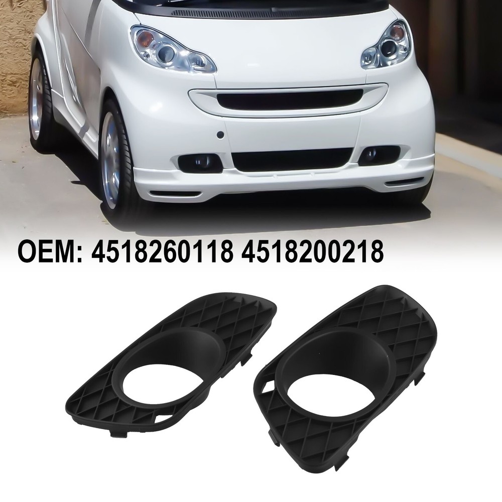 Quick and Easy Installation Fog Light Lamp Cover for Smart For Fortwo 451 0714