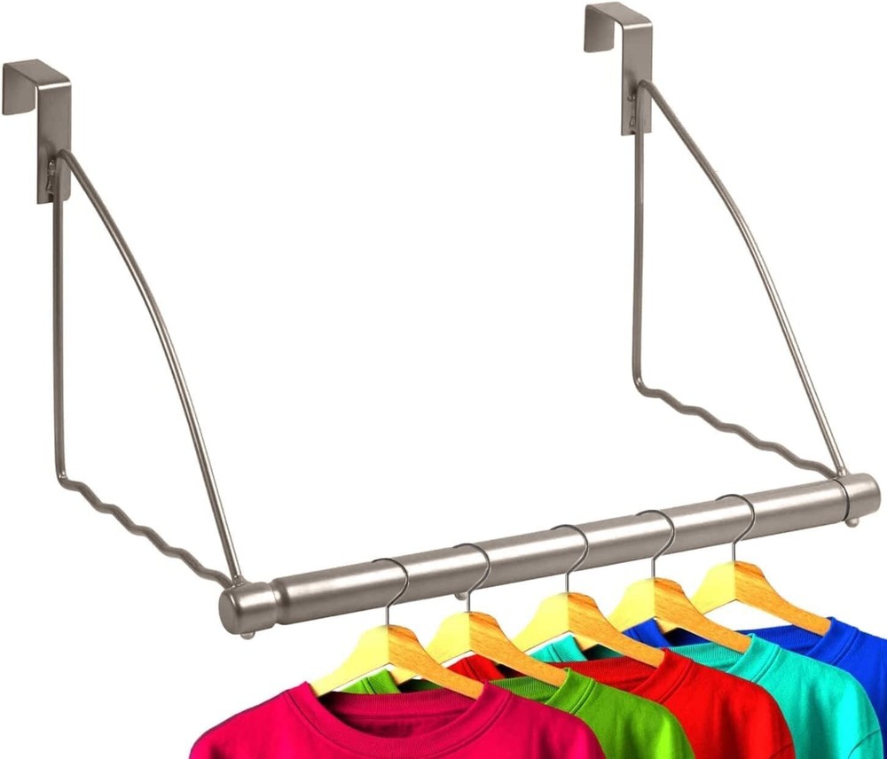Over-the-Door Closet Valet Clothes Organizer with Hanger