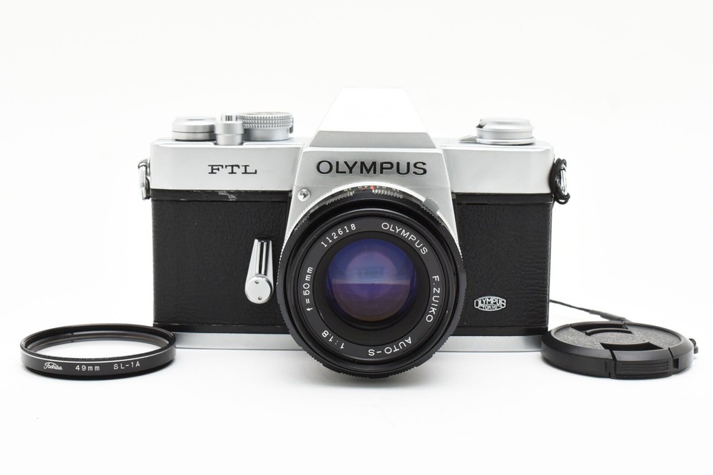 Olympus FTL 35mm SLR Film Camera F.ZUIKO Auto-s 50mm f/1.8 From Japan 【Exc+5】