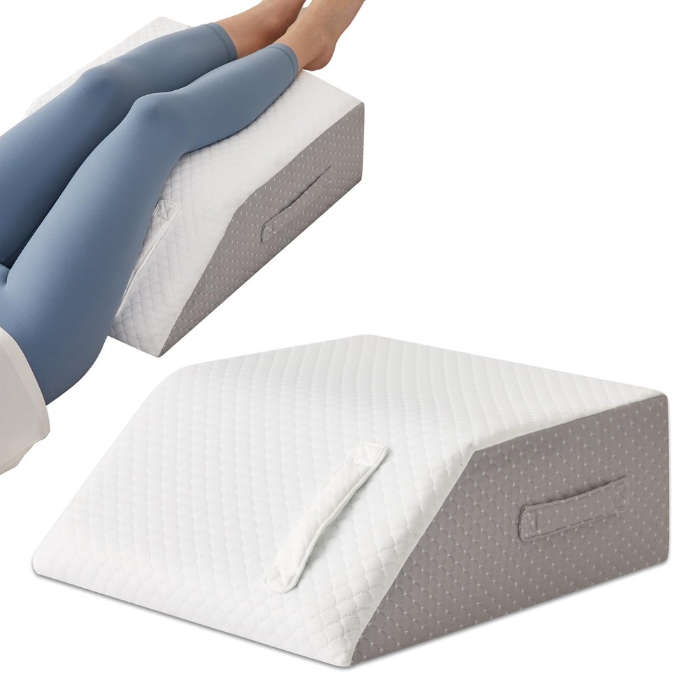 Leg Wedge Pillow for Elevation to Improve Blood Circulation and Reduce Swelling