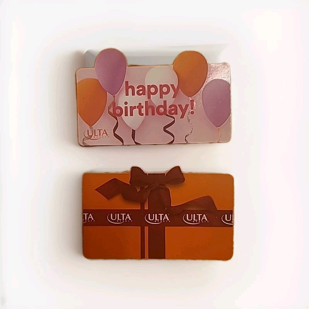 Ulta Beauty Collectible Gift Card Set of 2 Love Pink Red No Value-image