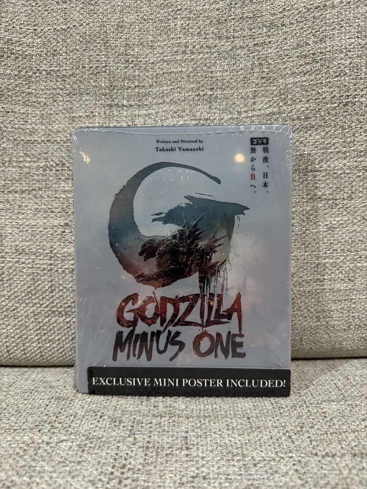 Godzilla Minus One 4K Ultra HD Steelbook - Mini Poster Included