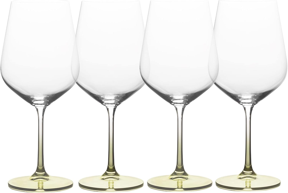 Gianna 4-Piece Sage Ombre Red Wine Glass Set 19.75 oz