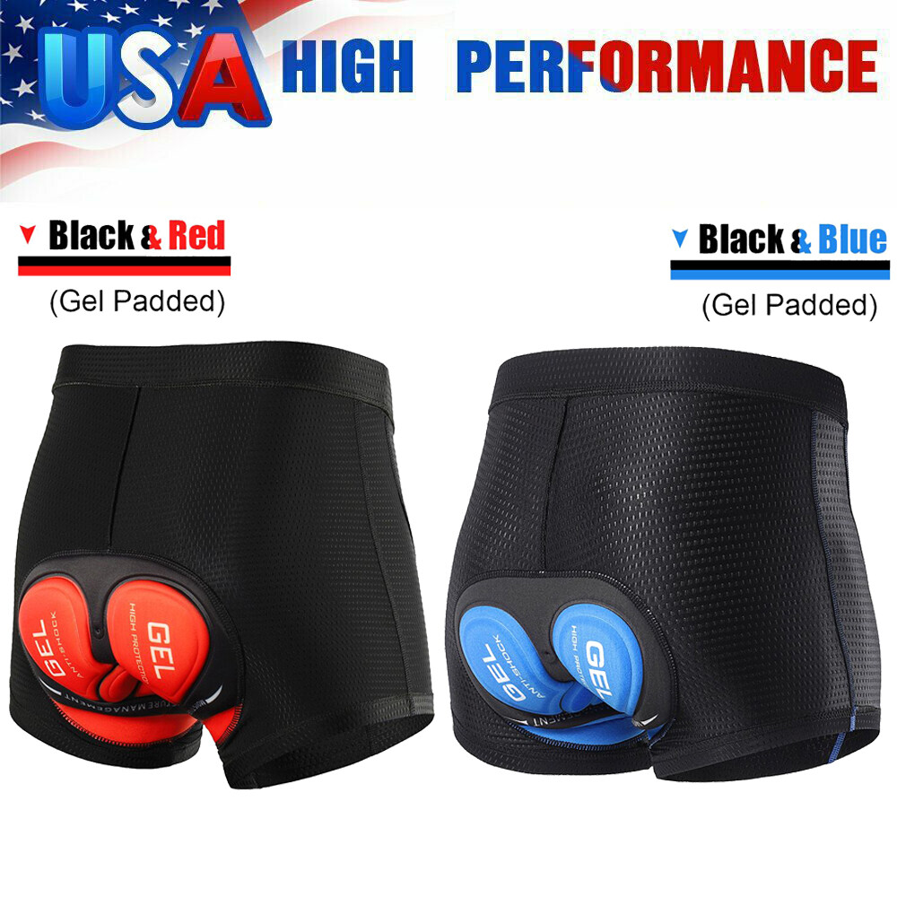 Men's Bike Underwear Padded Cycle Underwear Breathable and Lightweight B6A1
