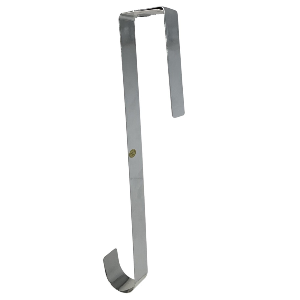 12in Silver Metallic Wreath Hanger - Shiny Finish