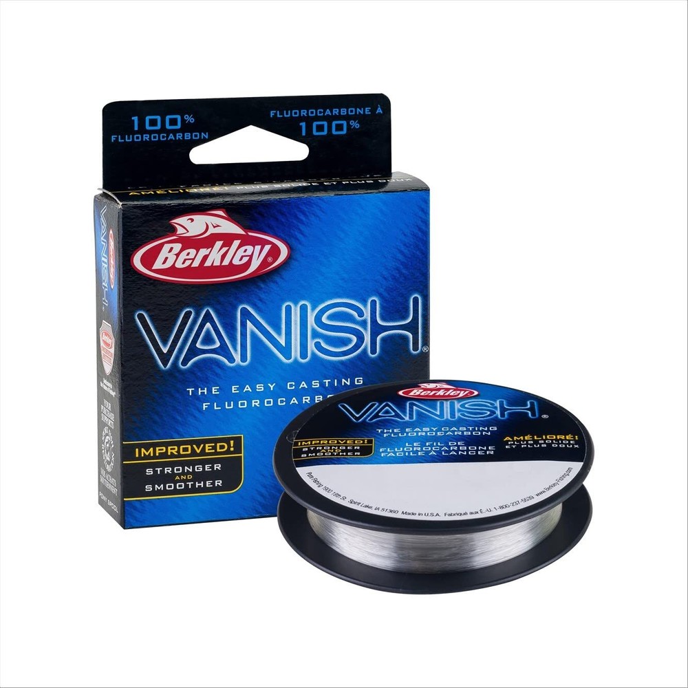 Berkley Vanish 110yd Clear Fluorocarbon Fishing Line 8lb Strength