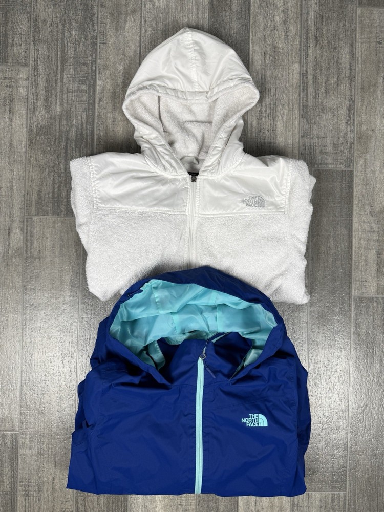 North Face Womens DryVent Waterproof Hooded Windbreaker Jacket Size Large Bundle