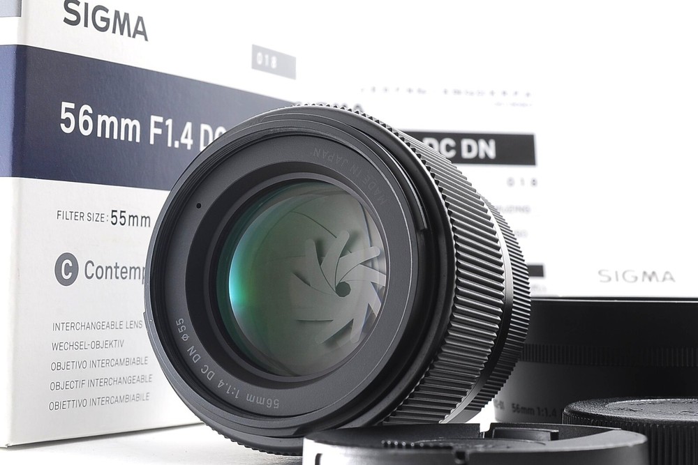 SIGMA 56mm F/1.4 DC DN Contemporary APC-C 018 Lens for SONY E mount -Near Mint-