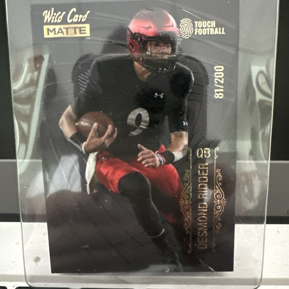 Wildcard matinee touch football number 81 out of 200 Desmond Ridder black