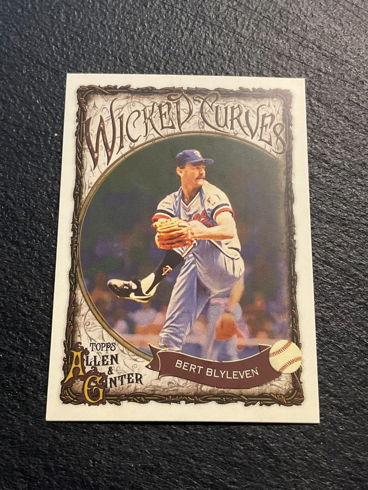 2025 Topps Allen & Ginter Wicked Curves WC-2 Bert Blyleven, Minnesota Twins