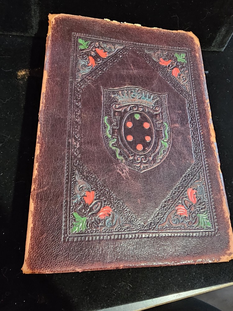 Rudyard Kipling Leather Bound Antique Poetry Book One Volume Edition