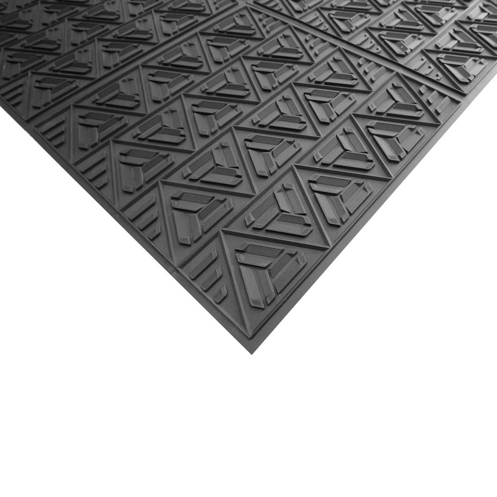 Indoor/Outdoor Scraper Door Mat, 3' x 4', Shoe and Boot Scraper Mat, Cleans M...