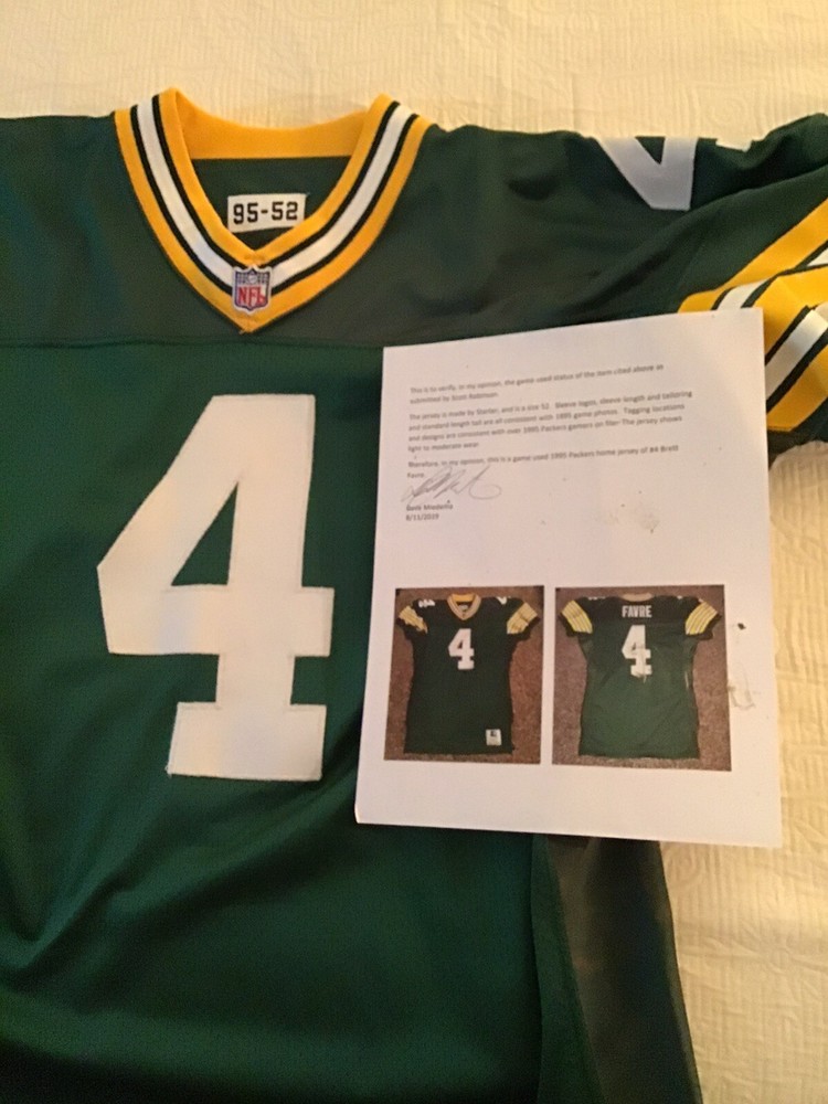 Brett Favre 1995 Game Worn G.B.Packers Jersey w/LOA !!     “Flash Sale” !!!-image