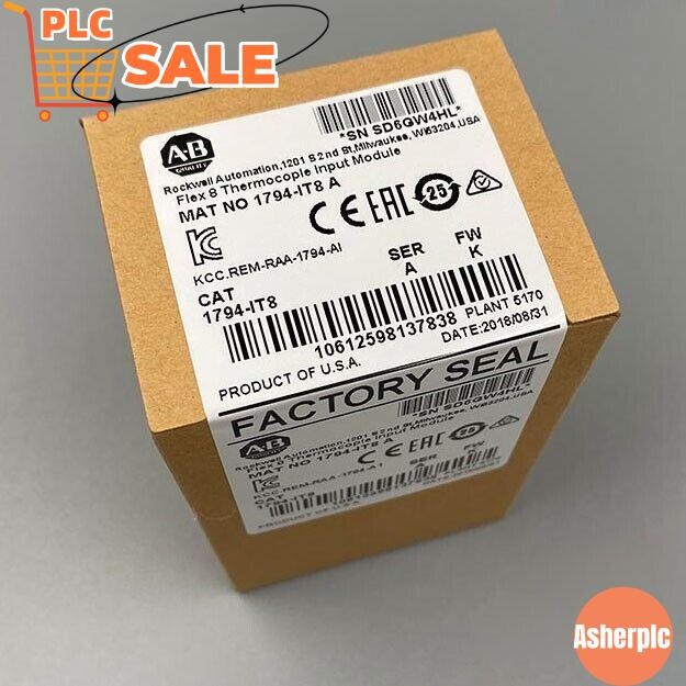 New AB 1794-IT8 Flex I/O 8 Channel Thermocouple Input Module US Free Tax