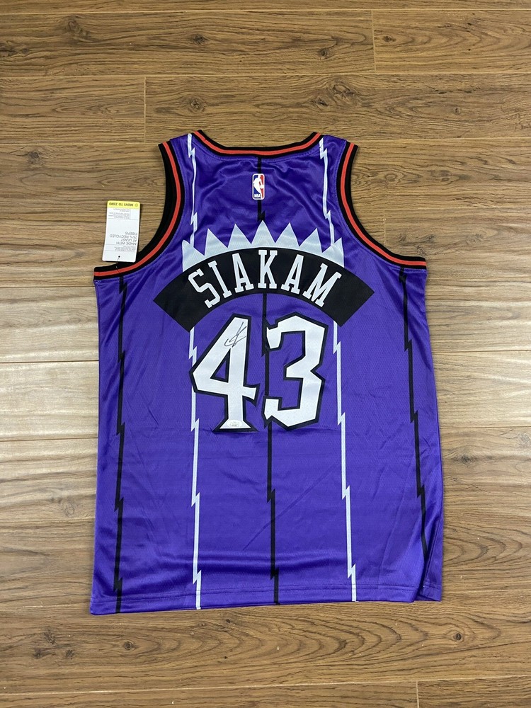 Pascal Siakam Signed Toronto Raptors Jersey JSA COA
