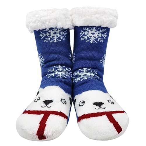 Нечеткие носки с ручками для женщин нескользящие носки зимние 6-10 стиль-5