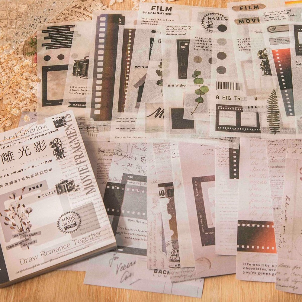 200Pcs Vintage Scrapbooking Stickers Pack 120Pcs Junk Journal Stickers & 80 V...