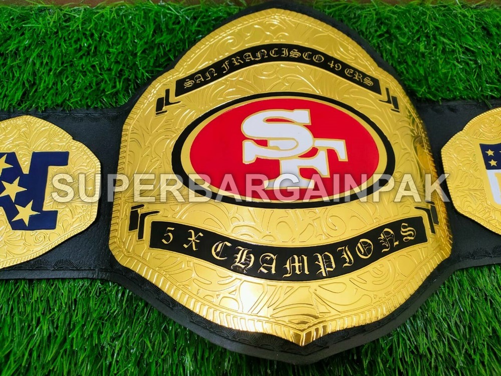 SF 49ers Championship Wrestling Brass 2mm Belt