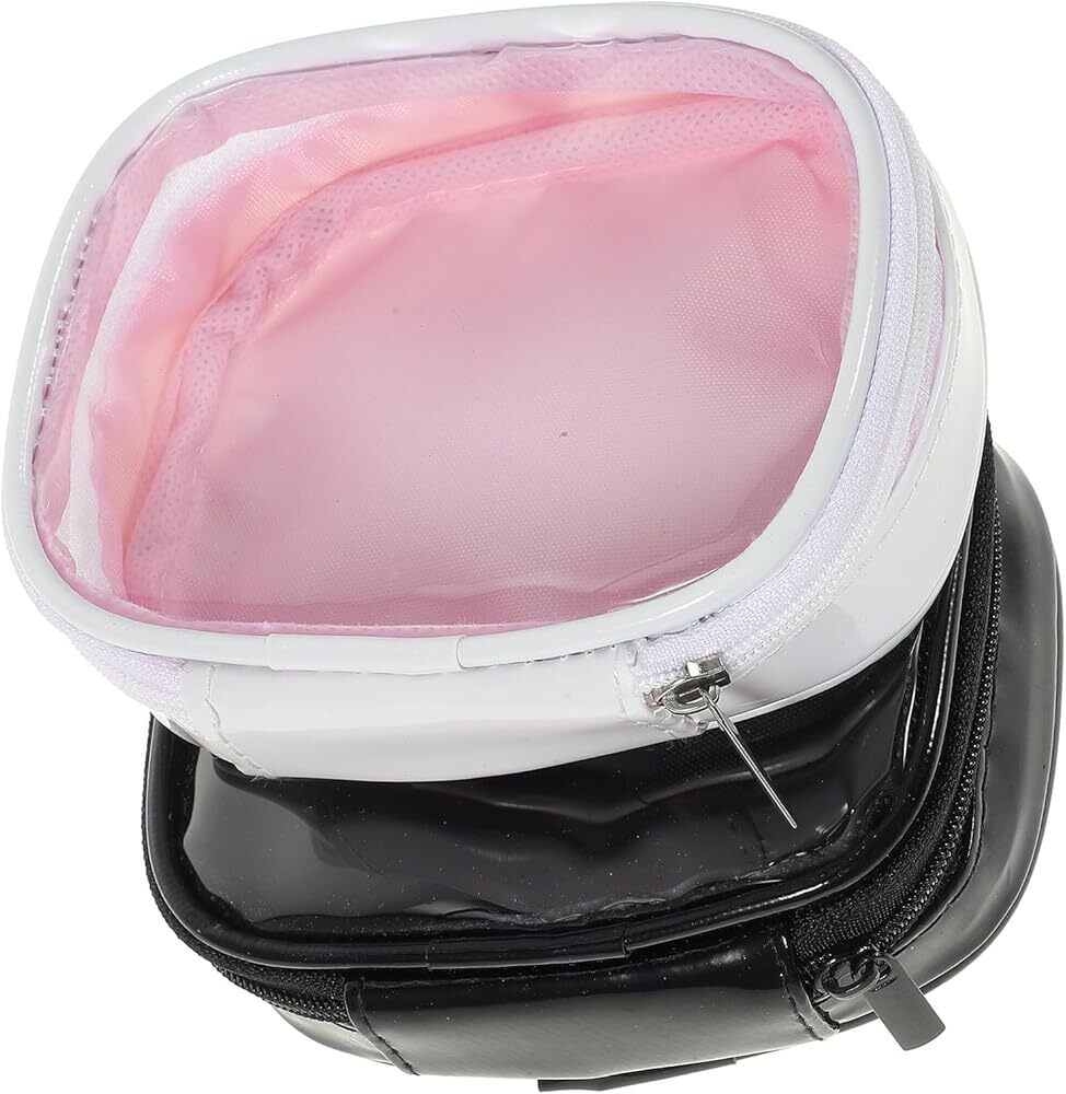 Healifty 2pcs Compact Travel Lens Storage Case for Women and Men