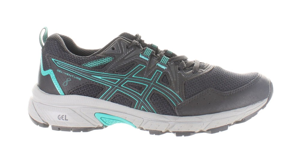ASICS Womens Gel-Venture 8 Black Hiking Shoes Size 8 (7771964)