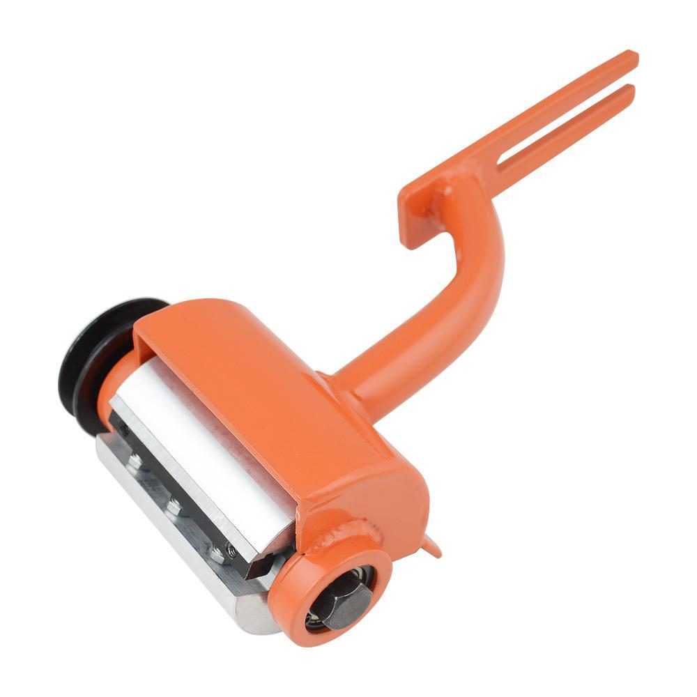 Chainsaw Log Processing Attachment Set with Spare Knife and Protective Work Gloves for Efficient Wood Cutting