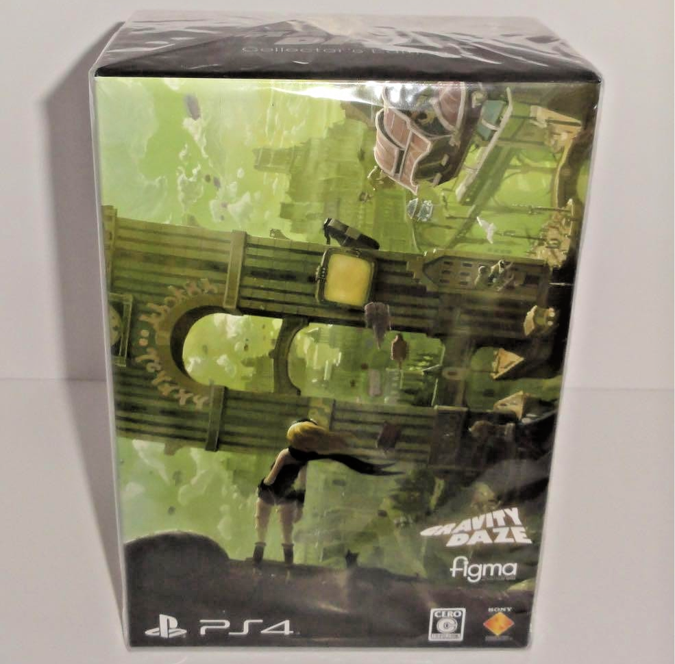 PS4 Gravity Daze Collector’s Edition Sealed w/ Figma Kitten Figure and Postcards