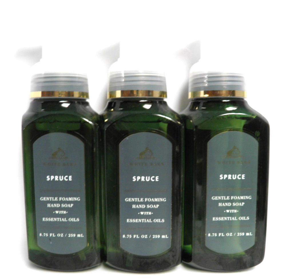 3 BATH & BODY WORKS SPRUCE GENTLE FOAMING HAND SOAP Read