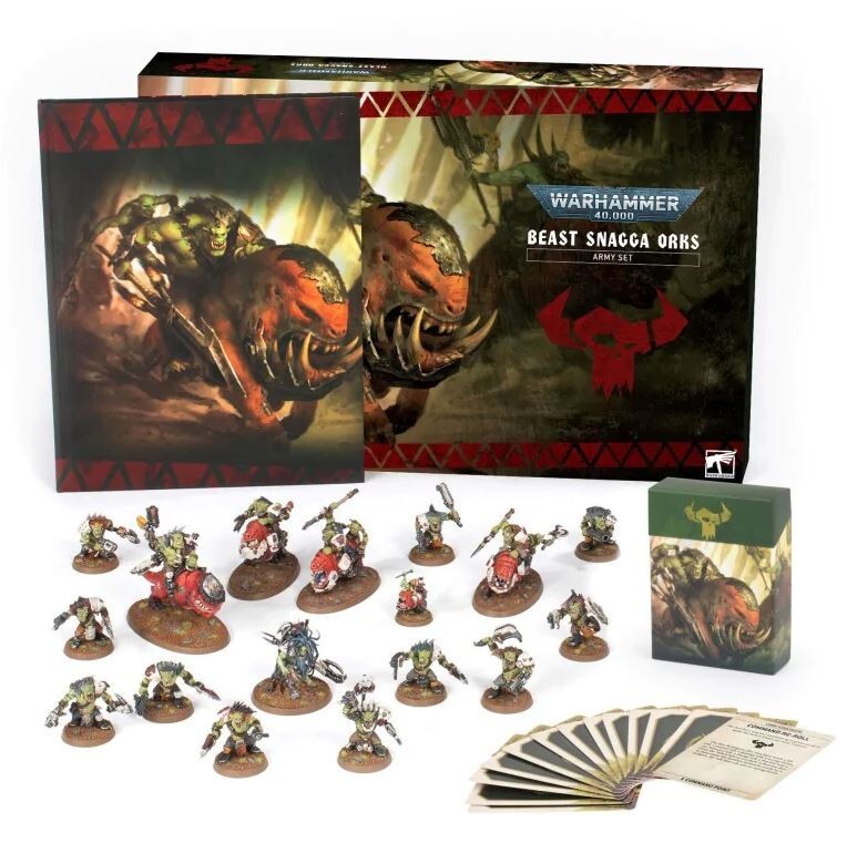 Warhammer 40K Beast Snagga Orks Army Set English Edition